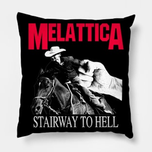 MelatticA Poser Band Tee - Stairway To Hell Rock Metal Parody Pillow