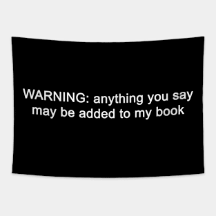 Warning from Author Tapestry