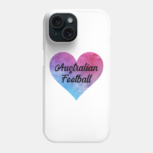 Australian football . Perfect present for mother dad friend him or her Phone Case by SerenityByAlex