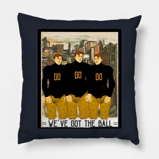 vintage basketball Pillow