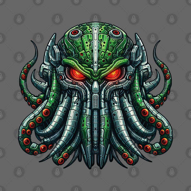 Biomech Cthulhu Overlord S01 D16 by Houerd