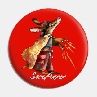 cool aardvark sorcerer Pin