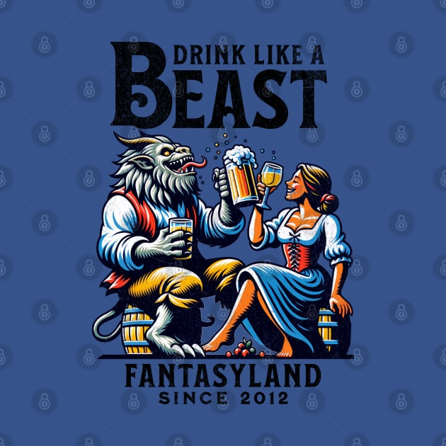 Drink Like a Beast Fantasyland Orlando Theme Park Florida by Joaddo