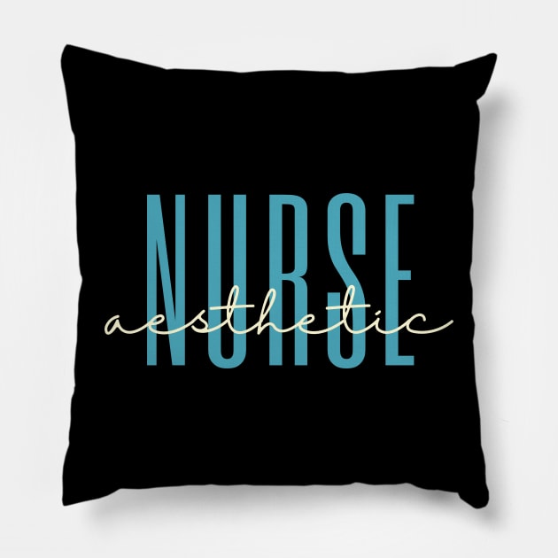 Nurse Aesthetic, Nurse Graduation Gift For Women Pillow by BeyondThat