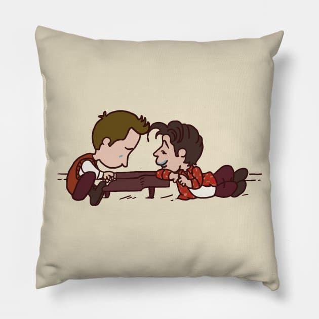 Not-so-secretly in love #4 Pillow by rodrigobhz