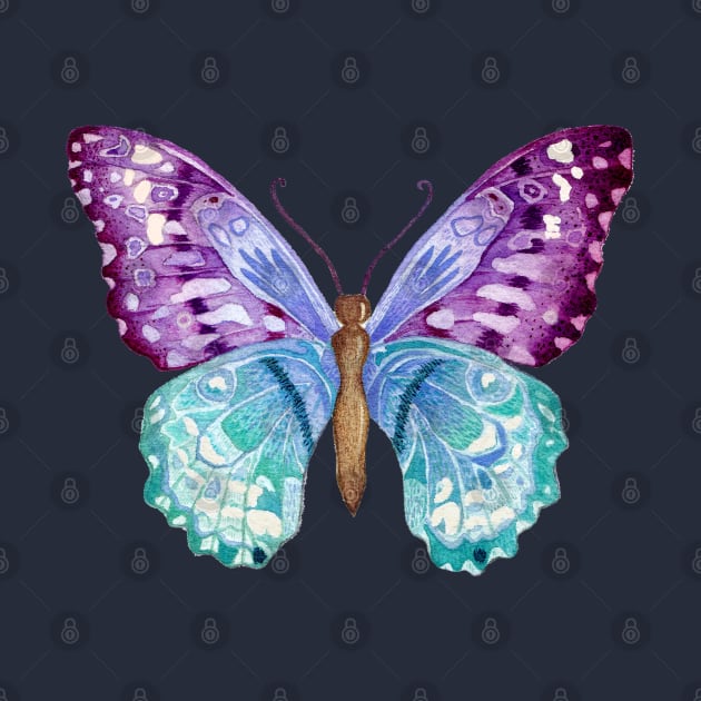 Pastel Butterfly by Pearl and Plam