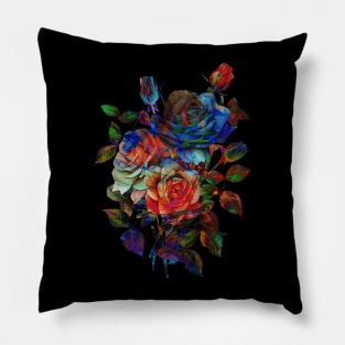 Doppler Rose Pillow