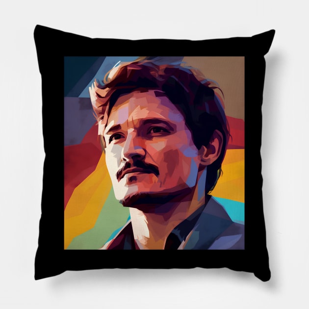 Pedro Pascal Pillow by Sobalvarro