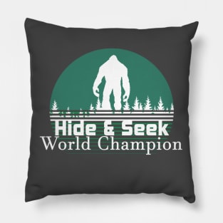 Hide and Seek World Champion Bigfoot Pillow