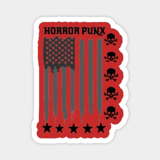 Horror Punx Flag Magnet