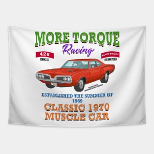 More Torque Racing Classic Muscle Car Novelty Gift Tapestry