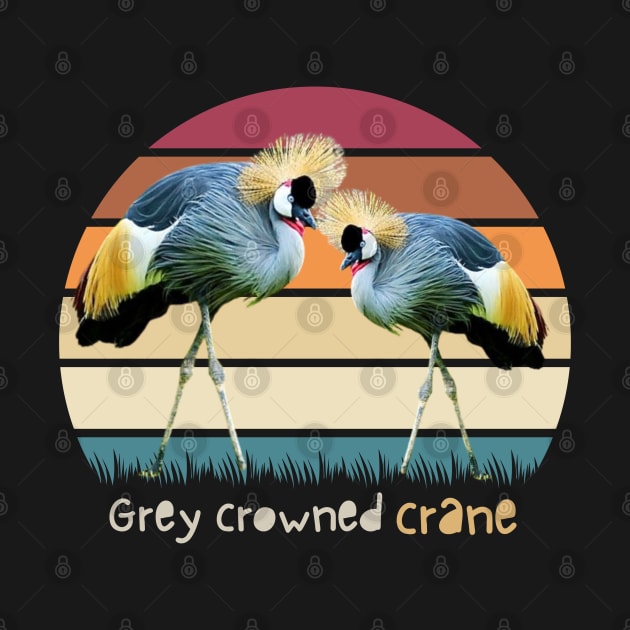 Grey crowned crane by TRACHLUIM