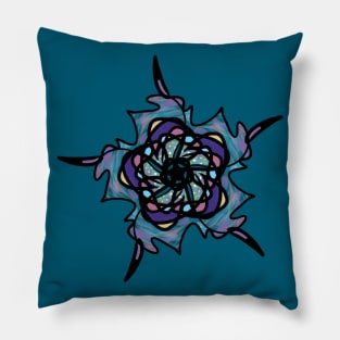 Borealis Foxfire Flower Pillow