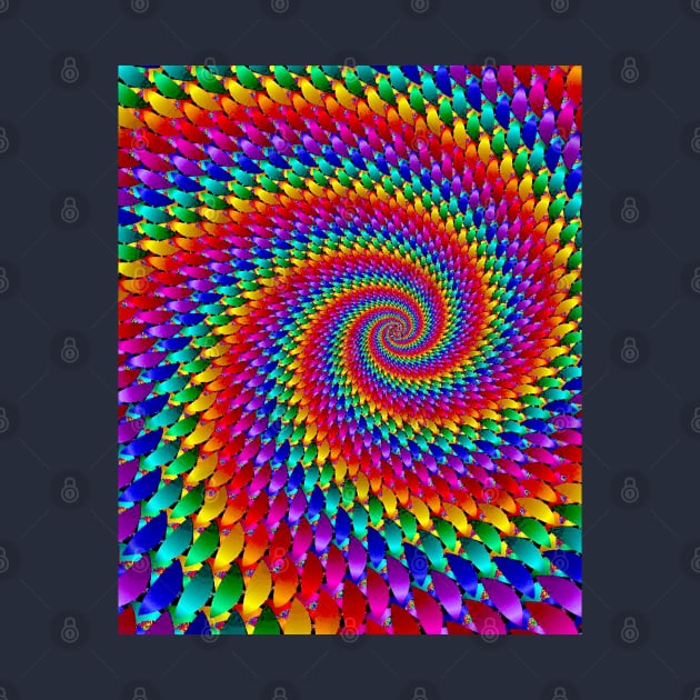 Colored Spiral by Sauher