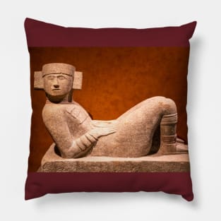 Mexico. Mexico City. National Museum of Anthropology. Chac-Mool. Pillow