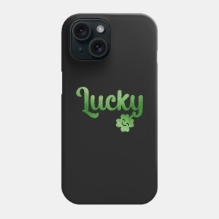 Lucky Irish with Cute Four Leaf Clover Phone Case