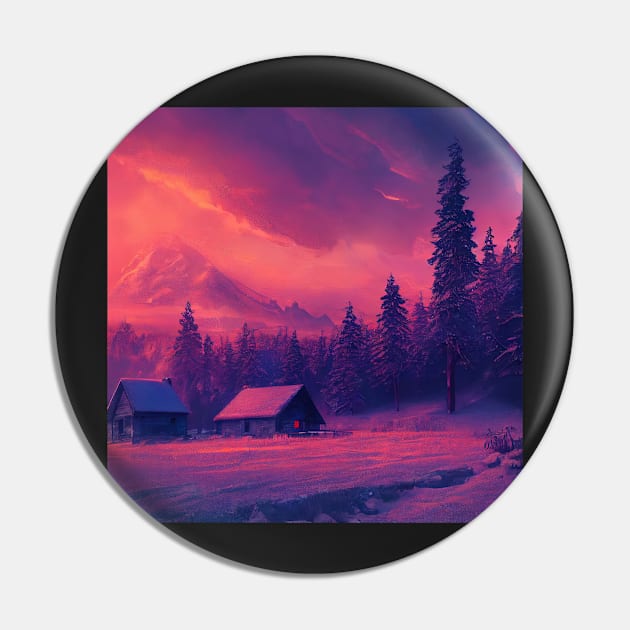 Pink hour Pin by Andom-studios