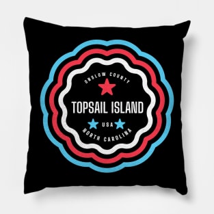 Topsail Island, NC Summer Patriotic Pride This Fourth Pillow