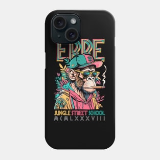 JUNGLE STREET SCHOOL MONKEY Phone Case