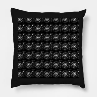 Black Star Pattern Pillow