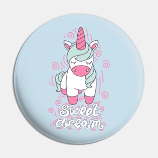 Sweet dream of Unicorn Pin