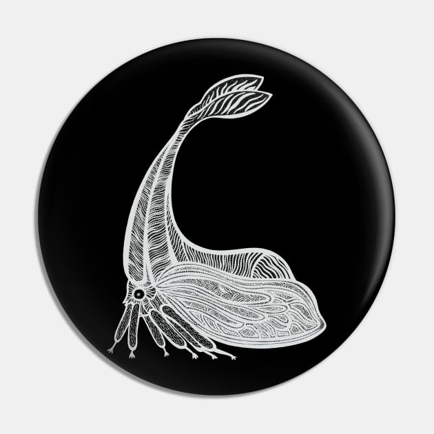 Treehopper Ink Art - Y-Horned Treehopper - insect design Pin by Green Paladin