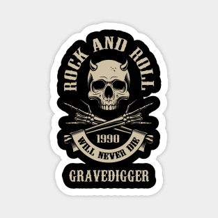 Never Die Gravedig Magnet