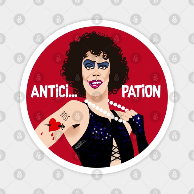 Antici...pation Magnet by AlejandroMogolloArt