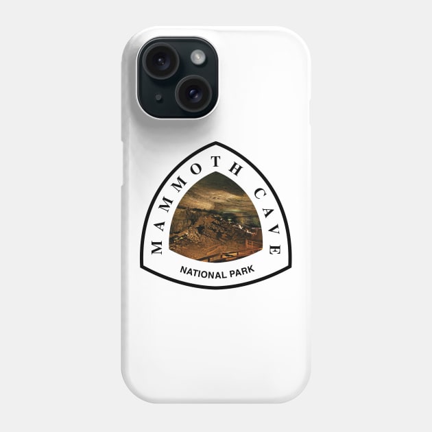 Mammoth Cave National Park shield Phone Case by nylebuss