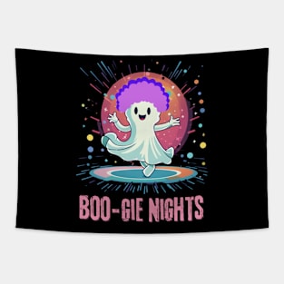 Boo Halloween Ghost Disco Boogie Funny Spooky Tapestry
