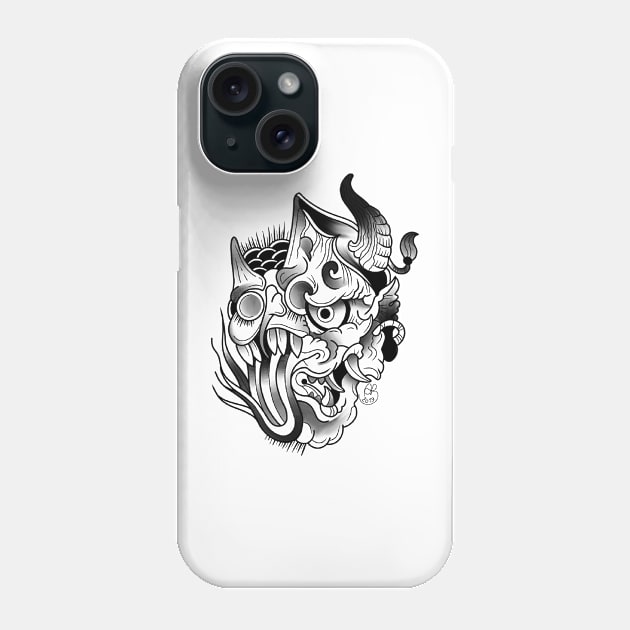 Demon’s merge Phone Case by Aurora Lola Tattoo