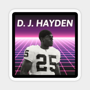 Retro D.J. Hayden Magnet