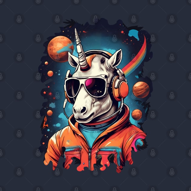 Unicorn Astronaut by FerMinem