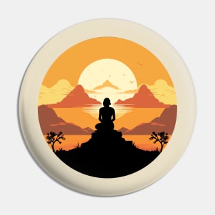 Samadhi, meditation, mindfulness, nature Pin