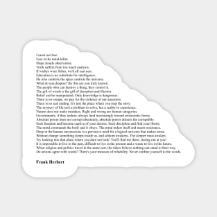 Frank Herbert Quotes Magnet