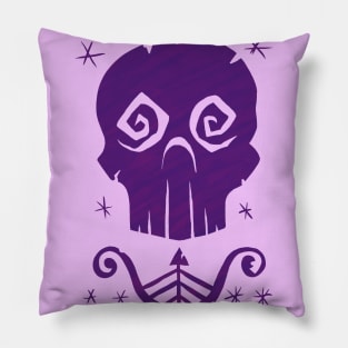 Skull Page Pillow