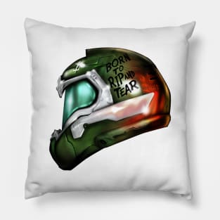 Born to rip and tear Pillow