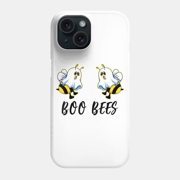 Funny Boo Bees Halloween Costume Matching Couples Phone Case by JaydeMargulies