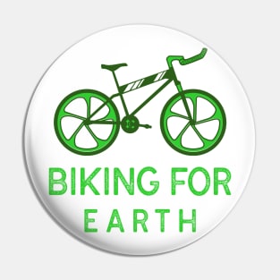 Biking For Earth, Cyclist Pin