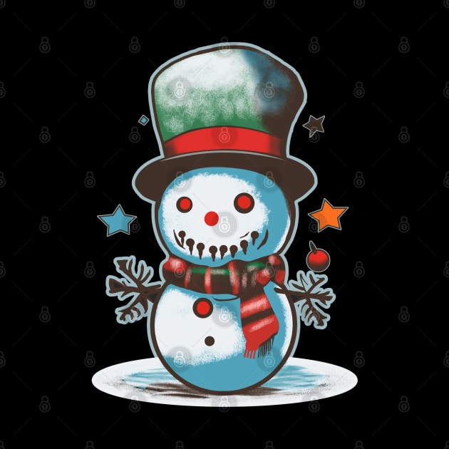 Creepy Snowman by Elijah101