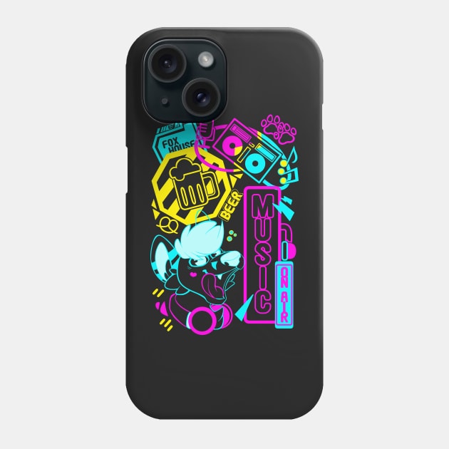 Kjisu's Nightlife Furry Design Phone Case by Kjisu