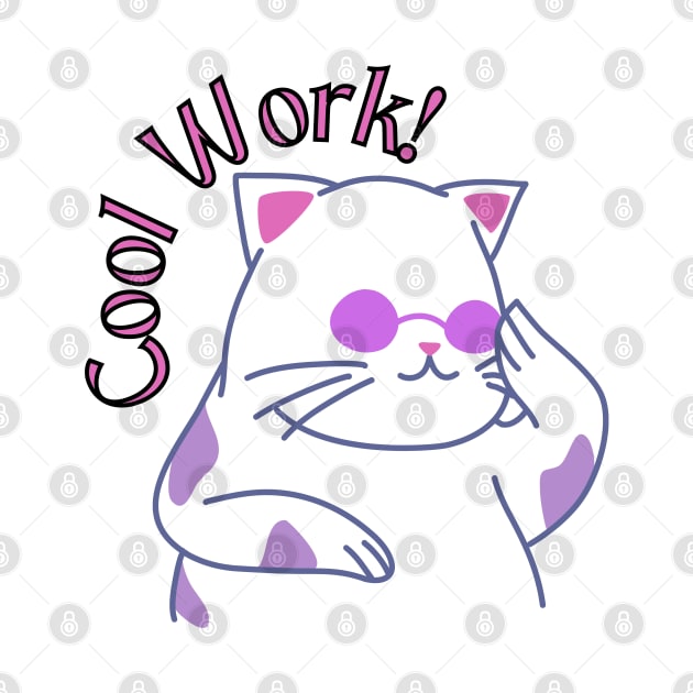 Cool Work Cat by WonBerland