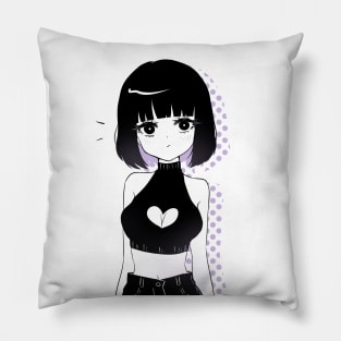 Gothic Anime Girl Pillow