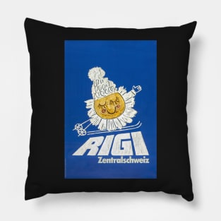 Rigi,Zentralschweiz, Ski Poster Pillow