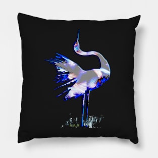 Grace of Egret Pillow