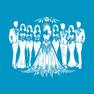 Bride and Bridesmaids Wedding T-Shirt