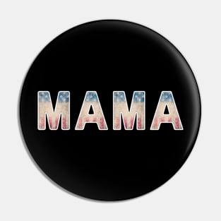 Vintage US Flag Mama Pin