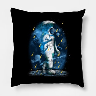 Astronaut Meteor Shower Space Pillow