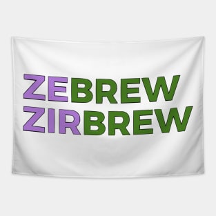 Zebrew/Zirbrew Tapestry