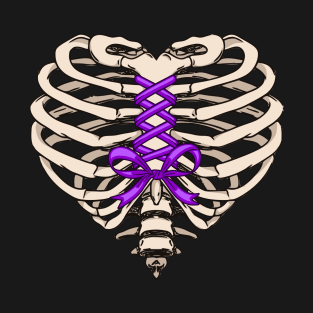 Corset Piercing Ribcage Heart T-Shirt